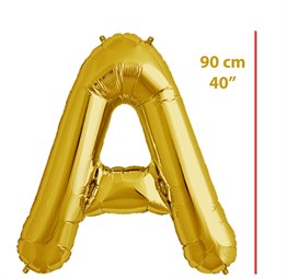 Folyo Harf A Gold Balon 90cm ( 40 inç )40