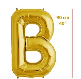 Folyo Harf B Gold Balon 90cm ( 40 inç )40