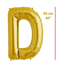 Folyo Harf D Gold Balon 90cm ( 40 inç )40