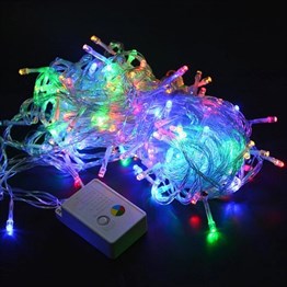 Led IşıklarDekoratif Led Işık Karışık Renkli 100 ampül 10mt İthal