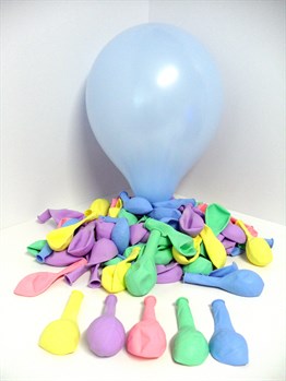 Makaron Balon Mavi 100 'lü PaketMakaron Balonlar