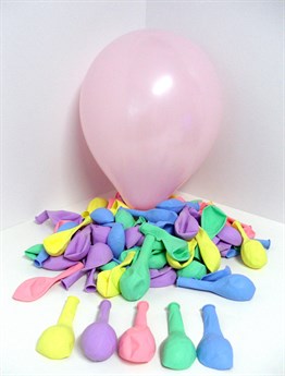 Makaron Balon Pembe 100 'lü PaketMakaron Balonlar